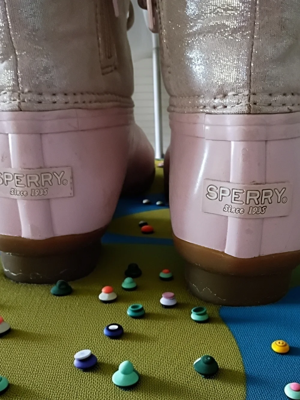 Sperry Pink Duck Boots